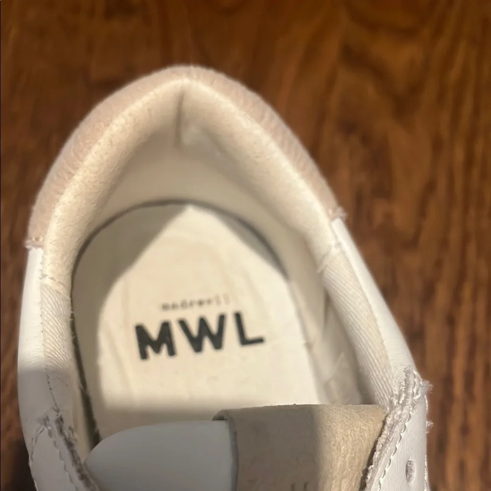 Madewell MWL White Leather Sneakers - Picture 2 of 11